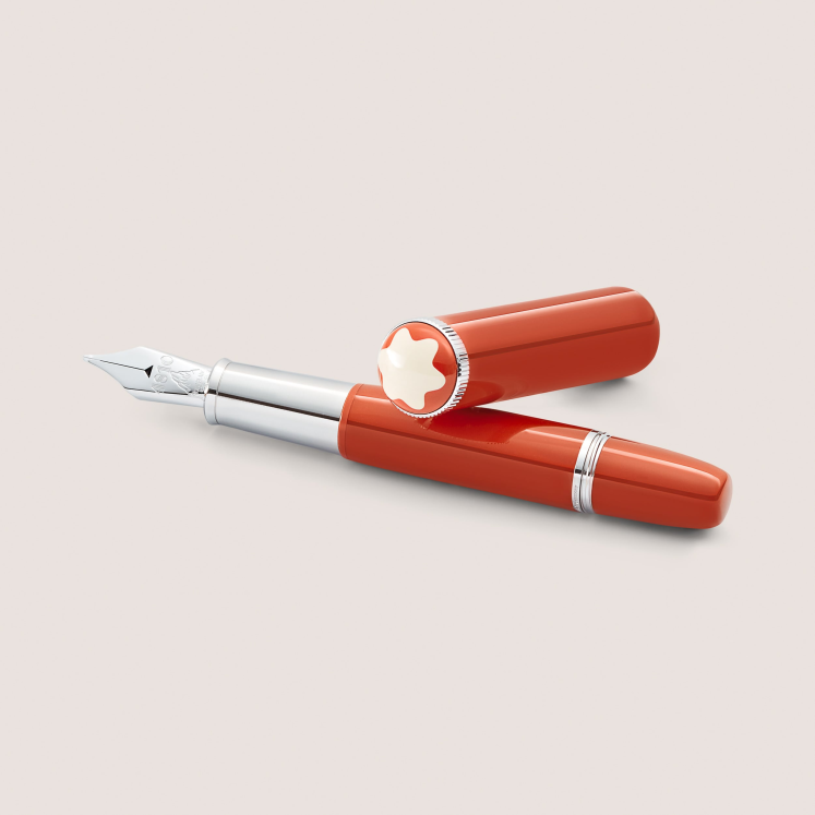Stylo-Plume Montblanc Heritage Rouge et Noir « Baby » Édition Spéciale Corail