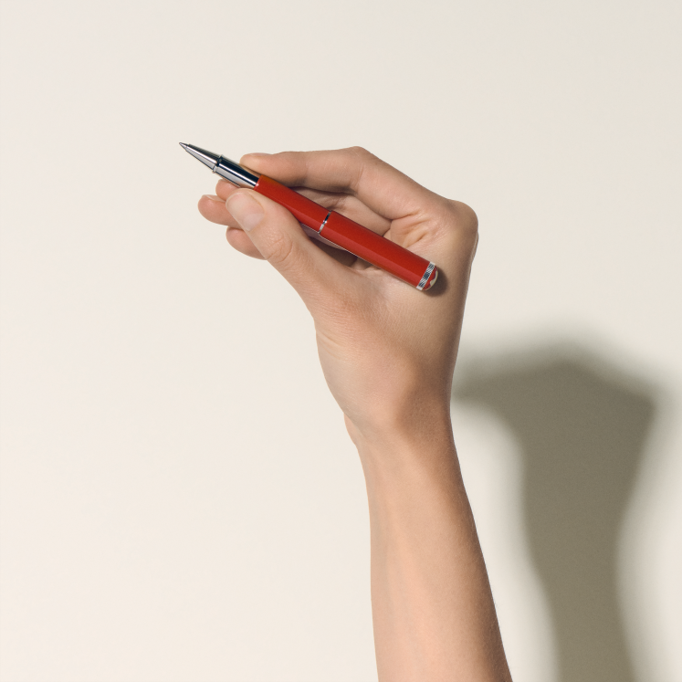 Rollerball Montblanc Heritage Rouge et Noir « Baby » Édition Spéciale Corail