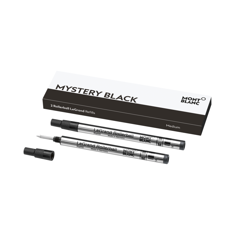 2x Recharges pour Rollerball Legrand, Mystery Black