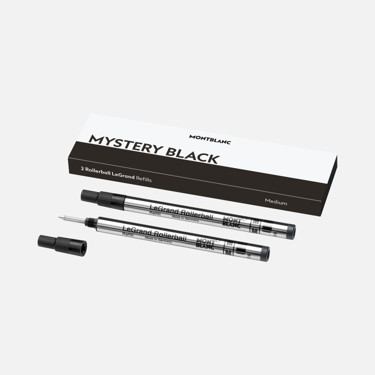 2 recharges pour rollerball LeGrand Medium Mystery Black