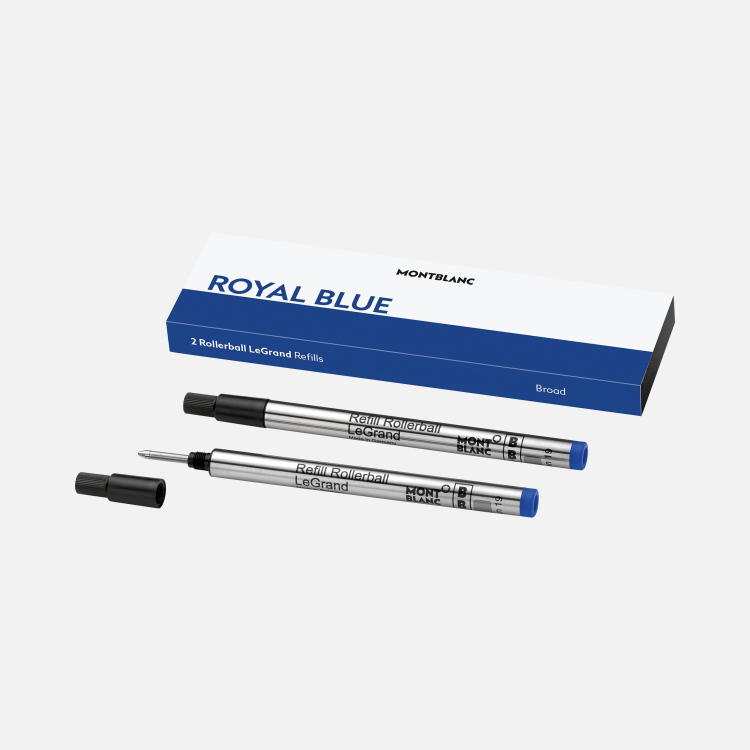2 recharges pour rollerball LeGrand (L), Royal Blue