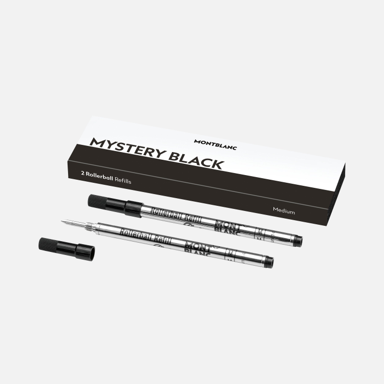2 recharges pour rollerball Medium Mystery Black