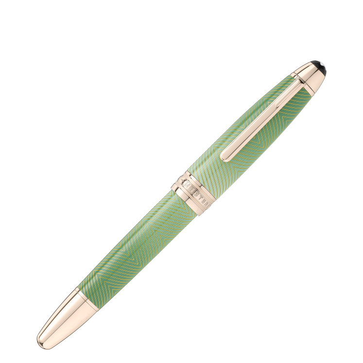 Stylo-Plume Incurvée Meisterstück Calligraphy Solitaire Celadon Dégradé