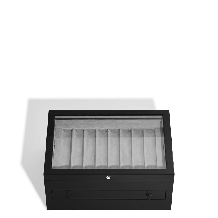 Coffret de Collectionneur en Bois Laqué pour 24 Instruments d'Écriture