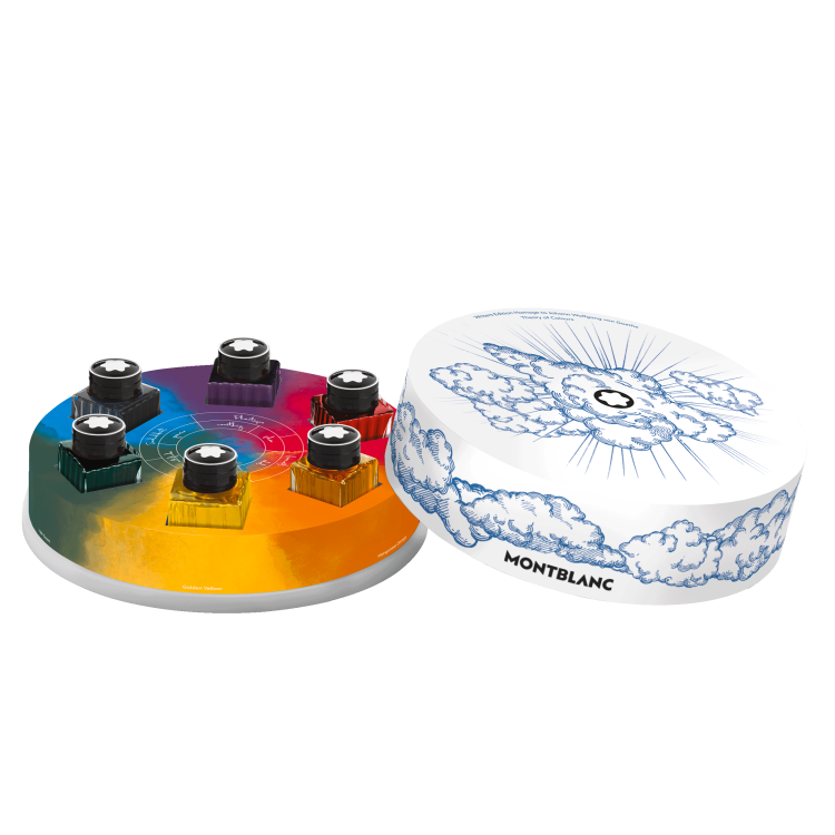 Coffret de Flacons d'Encre, Writers Edition Hommage à Johann Wolfgang Von Goethe, 6x30 ml