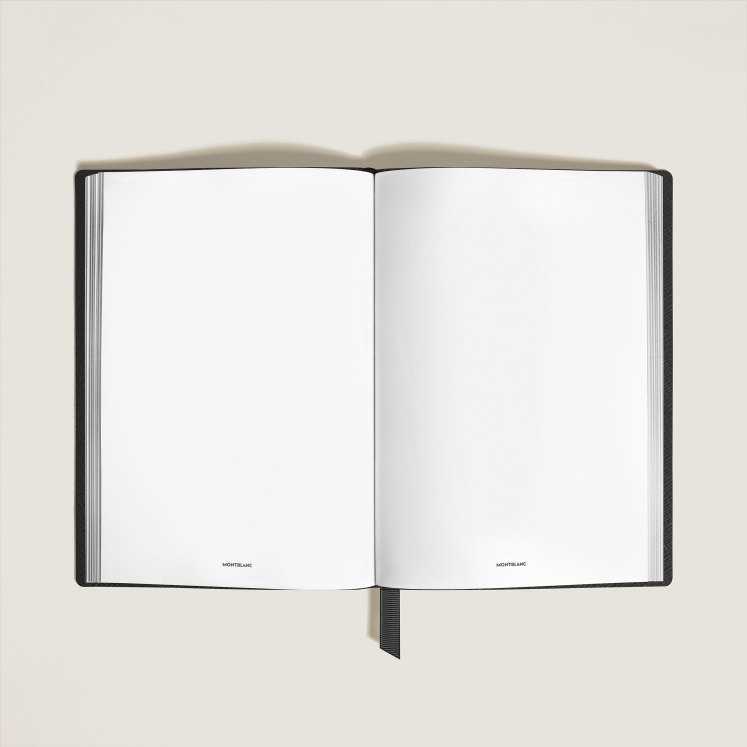 Carnet Moyen Format en Cuir Sartorial, Pages Blanches