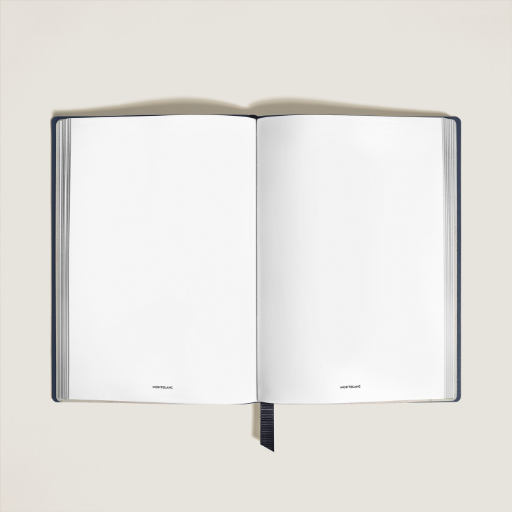 Carnet Moyen Format en Cuir Sartorial, Pages Blanches