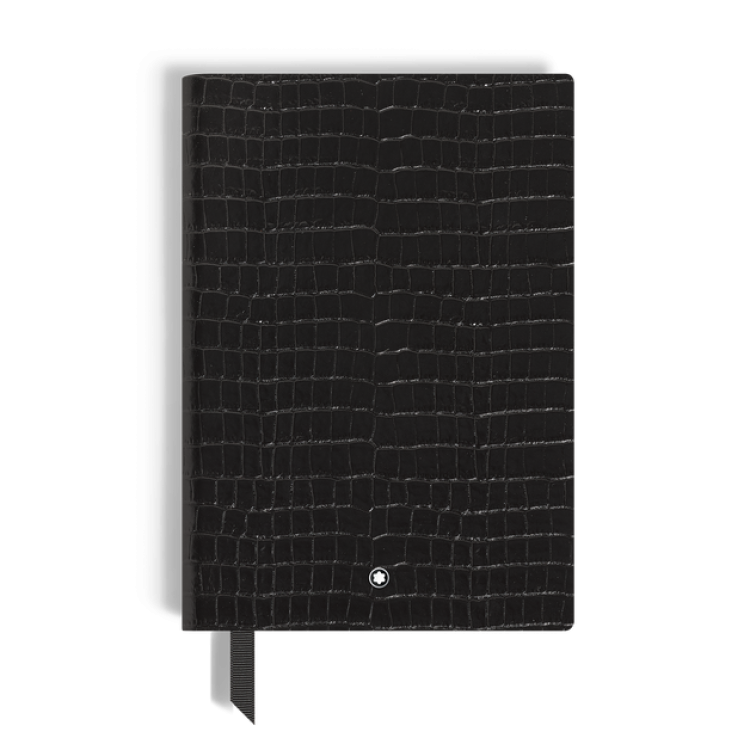 Carnet Moyen Format en Cuir Emboss&eacute; Croco, Pages Lign&eacute;es