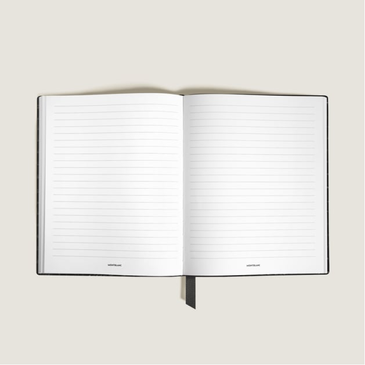 Carnet Grand Format en Cuir Embossé Croco, Pages Lignées