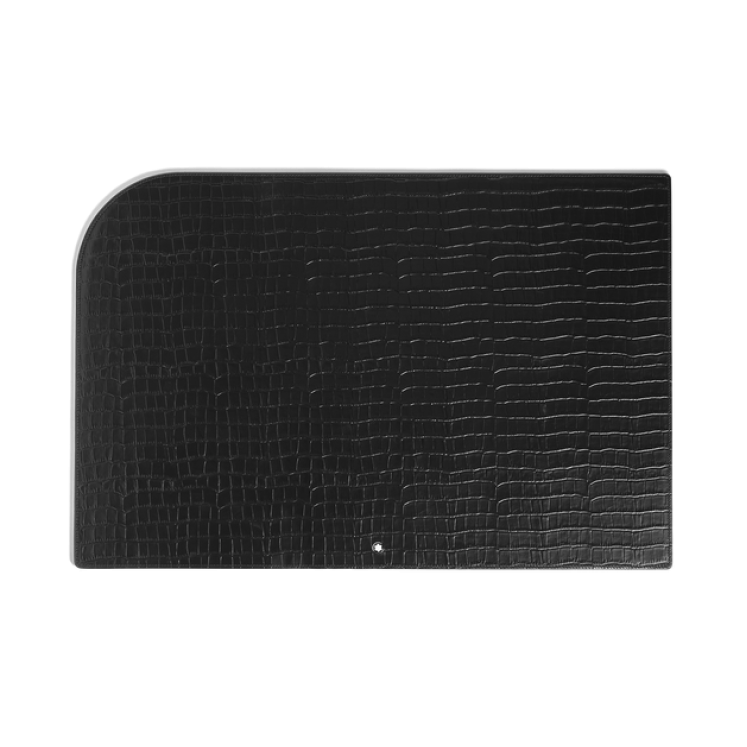 Sous-Main en Cuir Embossé Croco