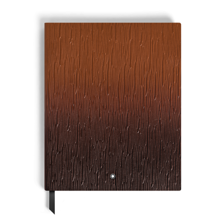 Carnet Grand Format en Cuir Corteccia Sfumato, Pages Blanches