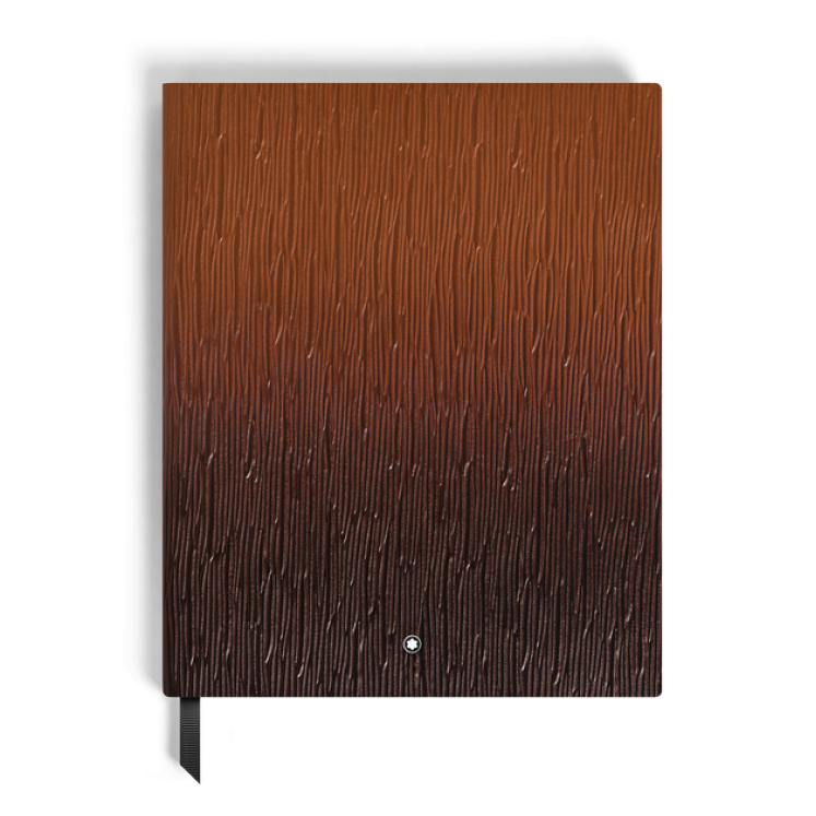 Carnet Grand Format en Cuir Corteccia Sfumato, Pages Blanches