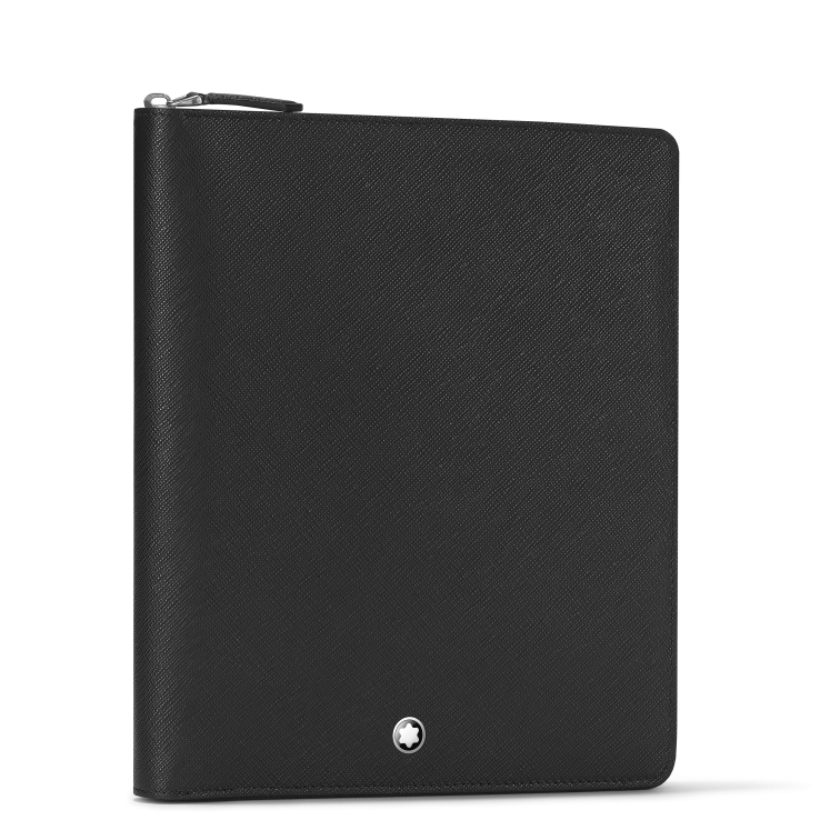 Porte-notes Zippé Petit Format Sartorial Noir