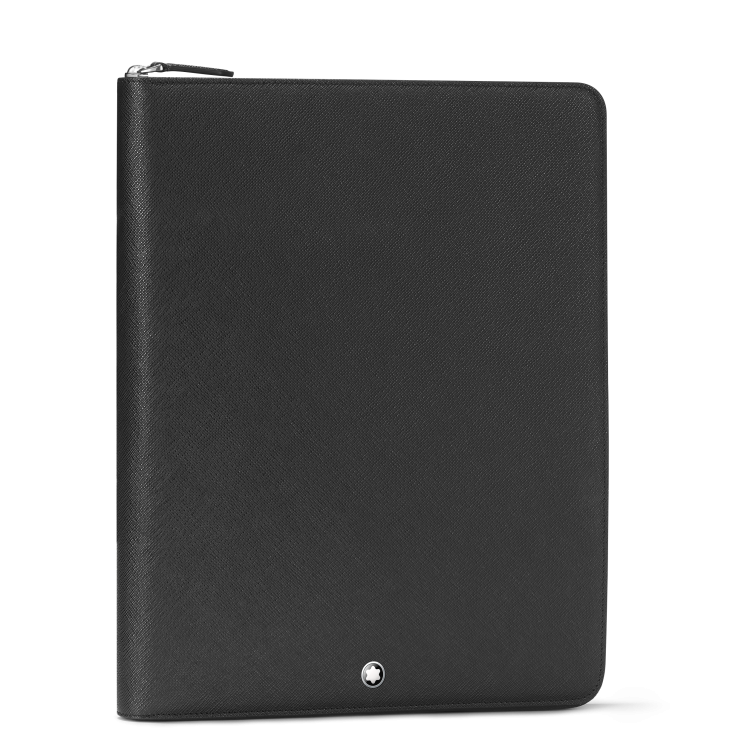 Porte-notes Zippé Moyen Format Sartorial Noir