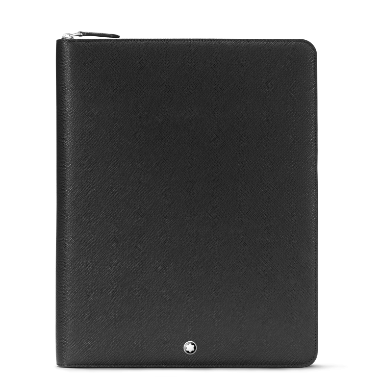 Porte-notes Zippé Moyen Format Sartorial Noir