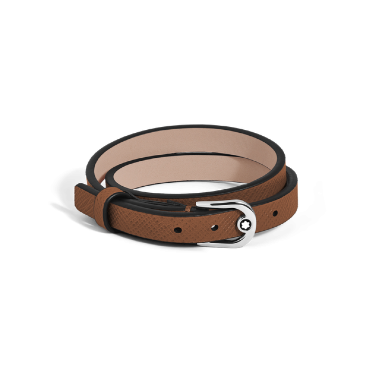 Bracelet Réglable Horseshoe en Cuir Sartorial