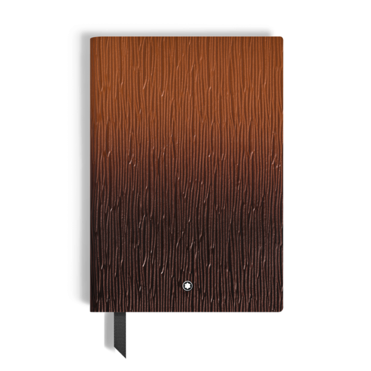 Carnet Moyen Format en Cuir Corteccia Sfumato, Pages Blanches