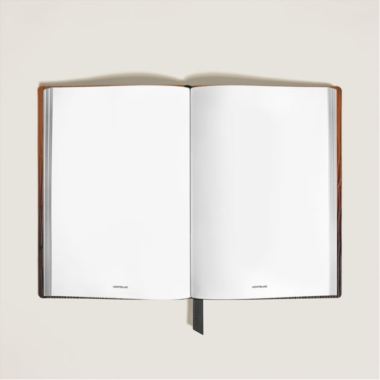 Carnet Moyen Format en Cuir Corteccia Sfumato, Pages Blanches