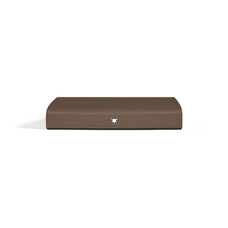 Coffret de Voyage en Cuir Grainé pour 8 Instruments d’Écriture