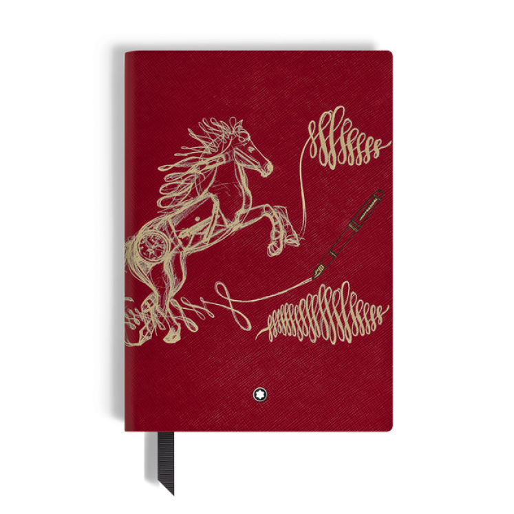 Carnet Moyen Format, Année du Cheval, Pages Lignées