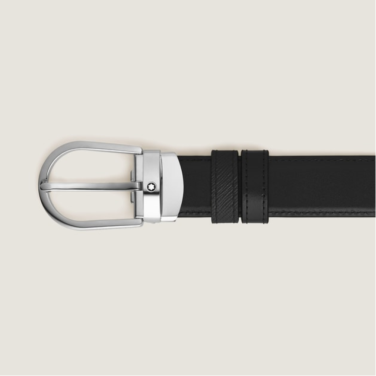 Ceinture Réversible Horseshoe 30 mm en Cuir Sartorial