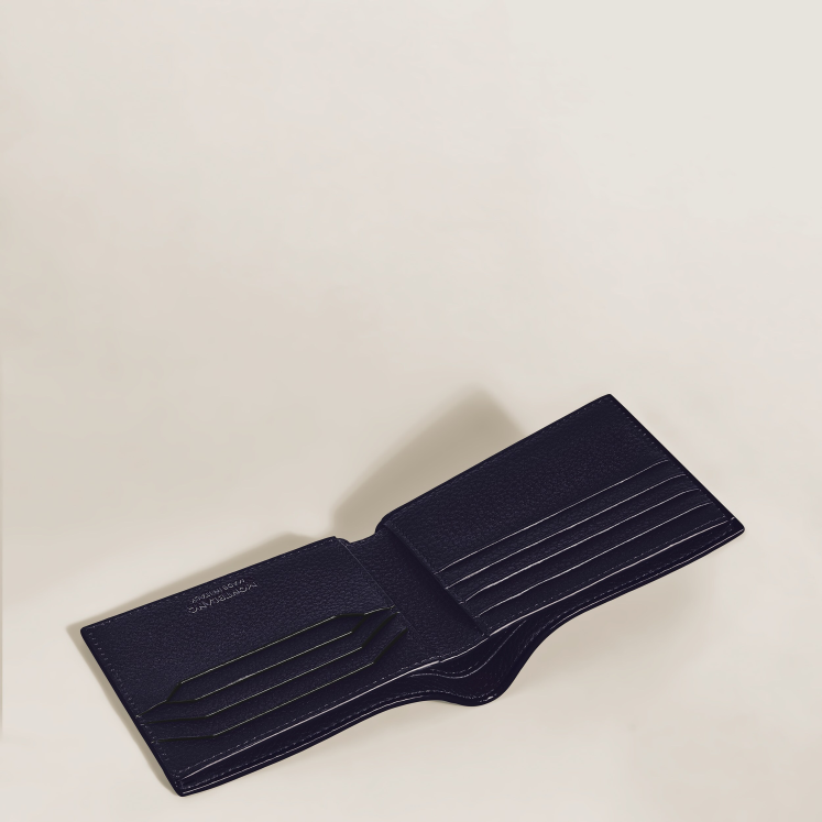 Portefeuille 8cc en Cuir Grainé