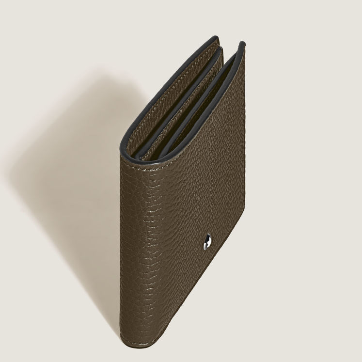 Portefeuille 6cc en Cuir Grainé