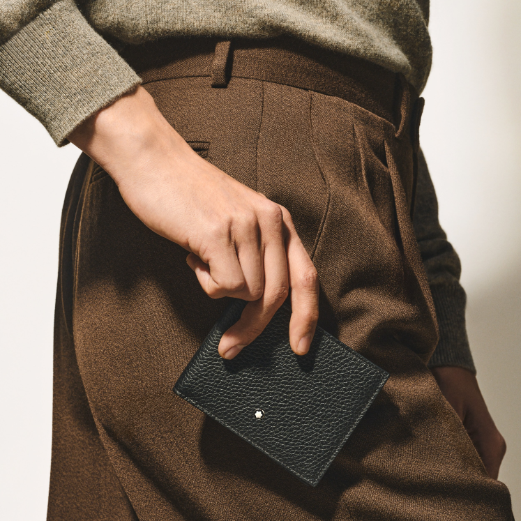 Portefeuille 6cc en Cuir Grainé