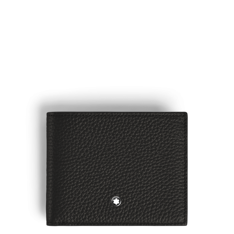 Portefeuille 4cc avec Porte-Monnaie en Cuir Grainé