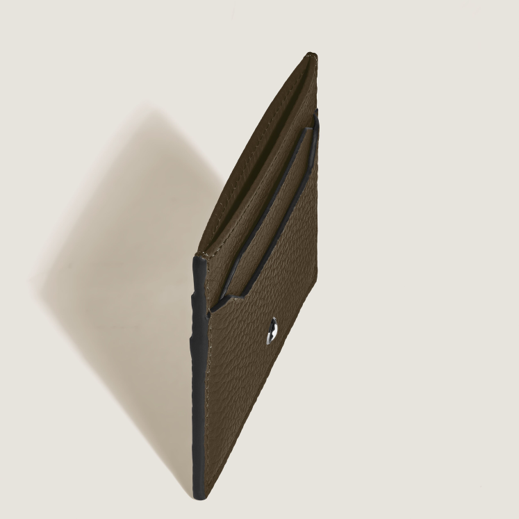 Porte-Cartes 5cc en Cuir Grainé