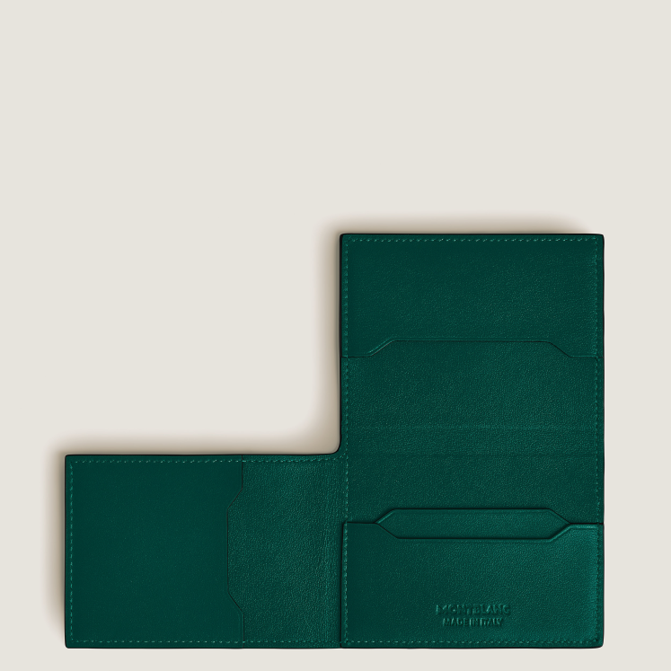 Porte-Cartes Trois Volets 4cc en Cuir Soft