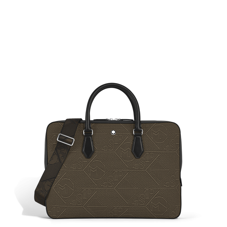 Porte-Documents Fin en Tissu Jacquard 4810