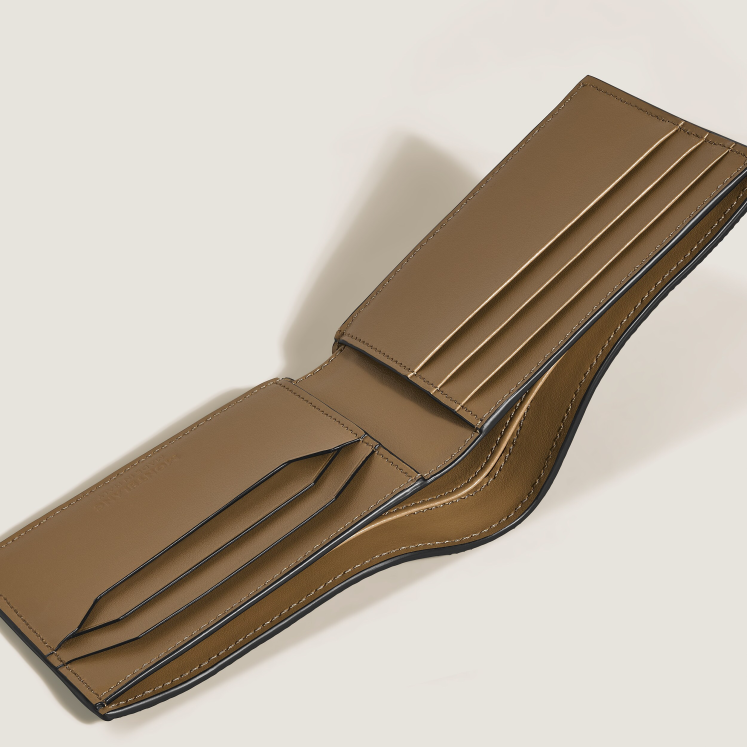 Portefeuille 6cc en Cuir Corteccia Sfumato