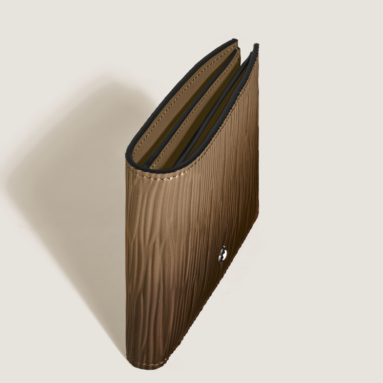 Portefeuille 6cc en Cuir Corteccia Sfumato