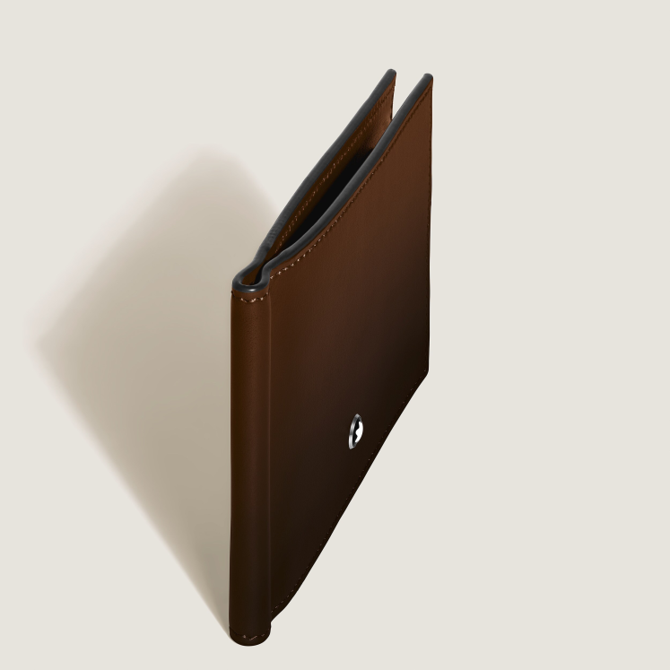 Portefeuille 6cc avec Pince à Billets en Cuir Meisterstück Sfumato