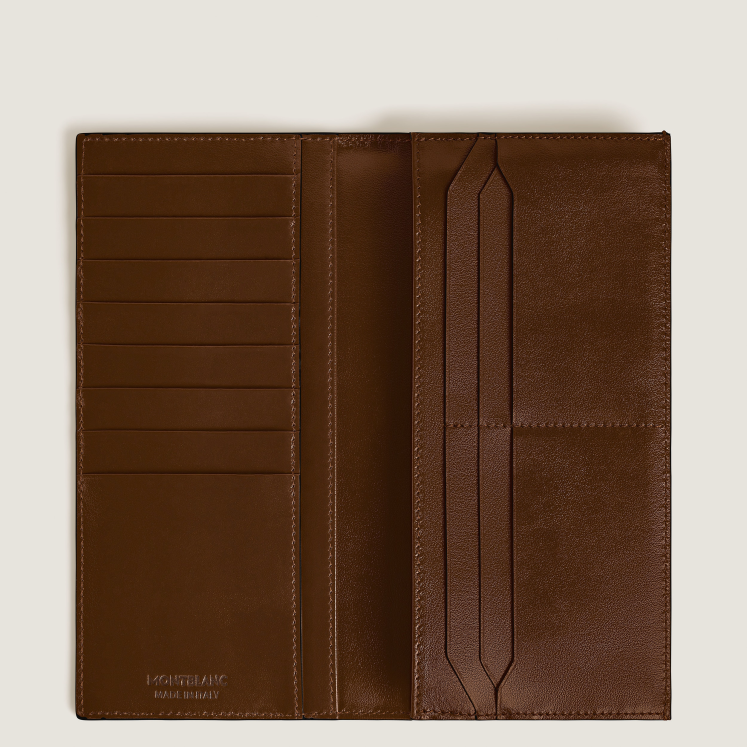 Portefeuille Long 14cc Zippé en Cuir Meisterstück Sfumato