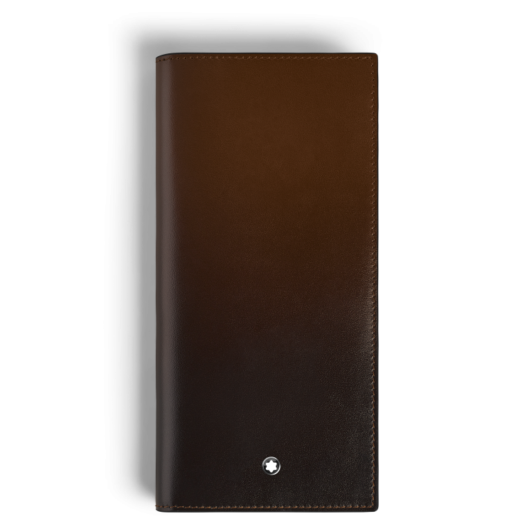 Portefeuille Long 14cc Zippé en Cuir Meisterstück Sfumato