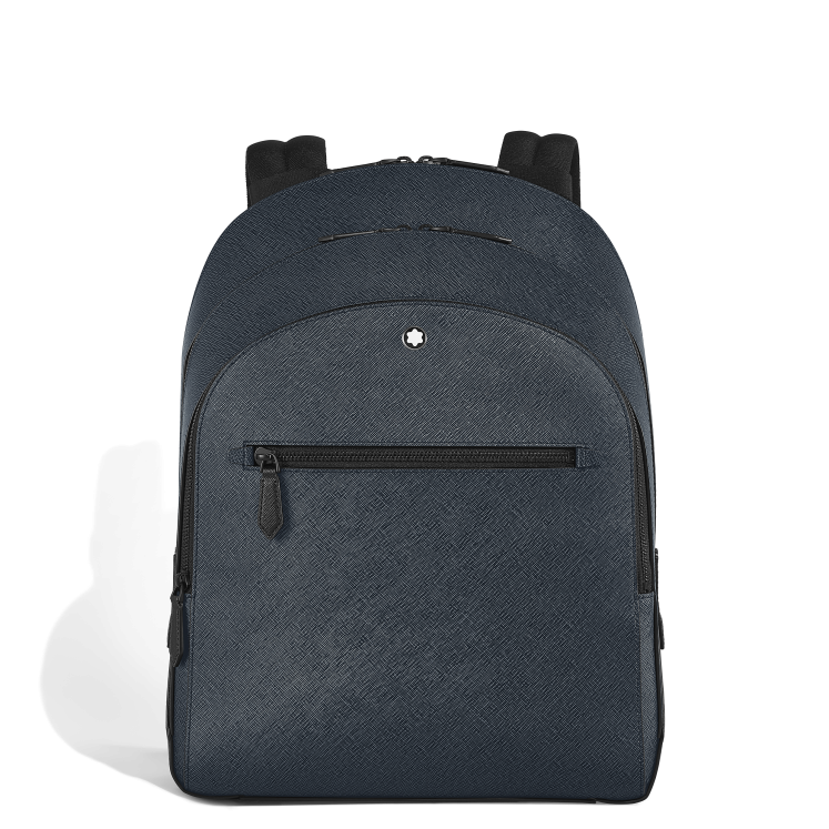 Sac à Dos Moyen Modèle avec 3 Compartiments en Cuir Sartorial