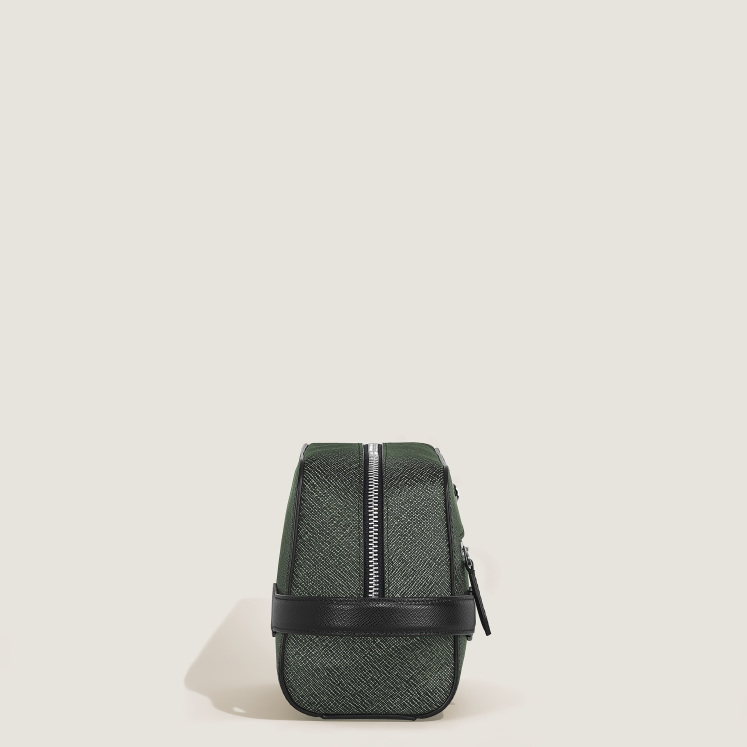 Trousse de Toilette en Cuir Sartorial