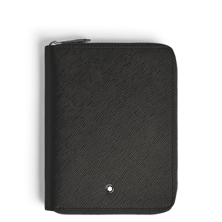 Étui pour 5 Instruments d'Écriture Zippé en Cuir Sartorial