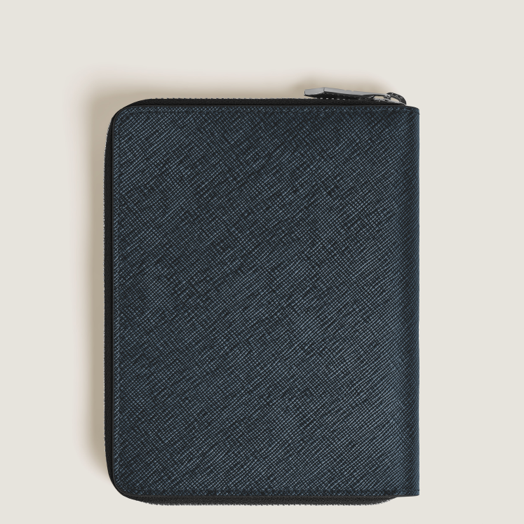 Étui pour 5 Instruments d'Écriture Zippé en Cuir Sartorial