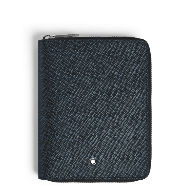 Étui pour 5 Instruments d'Écriture Zippé en Cuir Sartorial