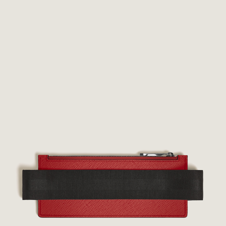 Étui pour 2 Instruments d'Écriture avec Bande Élastique en Cuir Sartorial