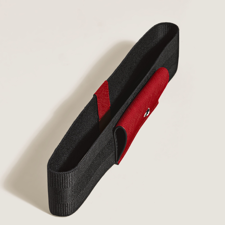 Étui pour 1 Instrument d'Écriture avec Bande Élastique en Sartorial