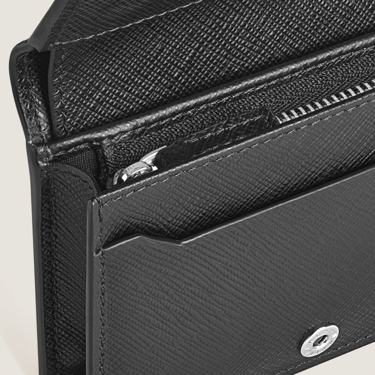 Portefeuille Continental Nano en Cuir Sartorial