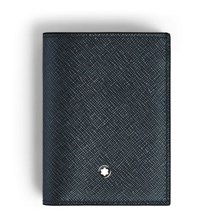 Mini Portefeuille 4cc en Cuir Sartorial