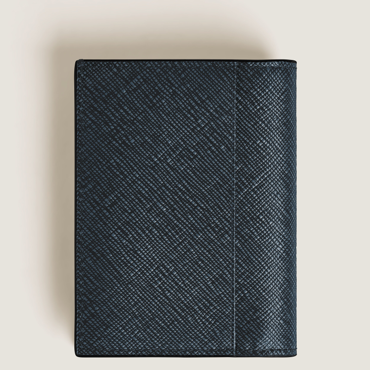 Mini Portefeuille 4cc en Cuir Sartorial