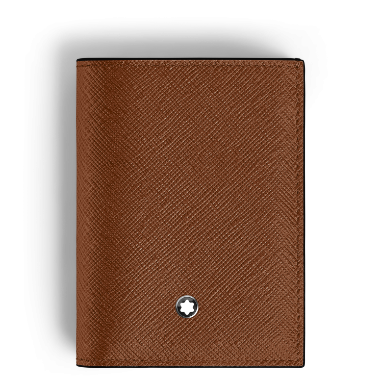 Mini Portefeuille 4cc en Cuir Sartorial