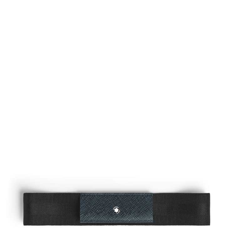 Étui pour 1 Instrument d'Écriture avec Bande Élastique en Sartorial