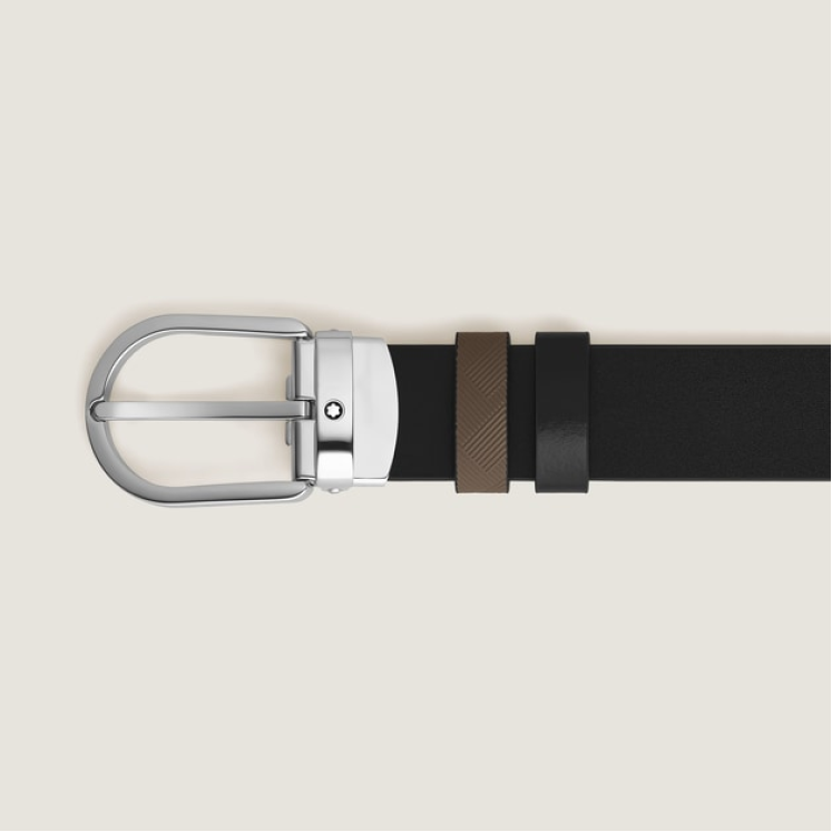 Ceinture Réversible Horseshoe 30 mm en Cuir Extreme